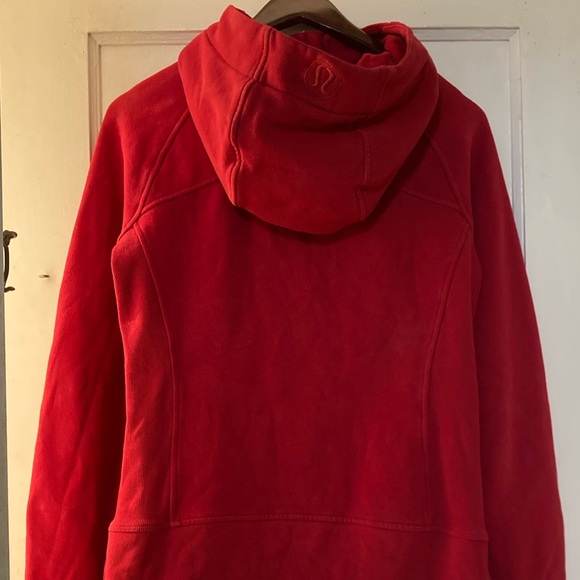 lululemon athletica Scuba Full-Zip Red Hoodie - Picture 3 of 7